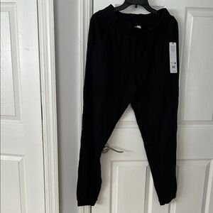 ALO Yoga Waffle Texture Black Joggers